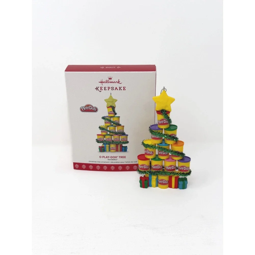 Hallmark Keepsake O Play Doh Tree Ornament 2017 Hasbro Christmas Box